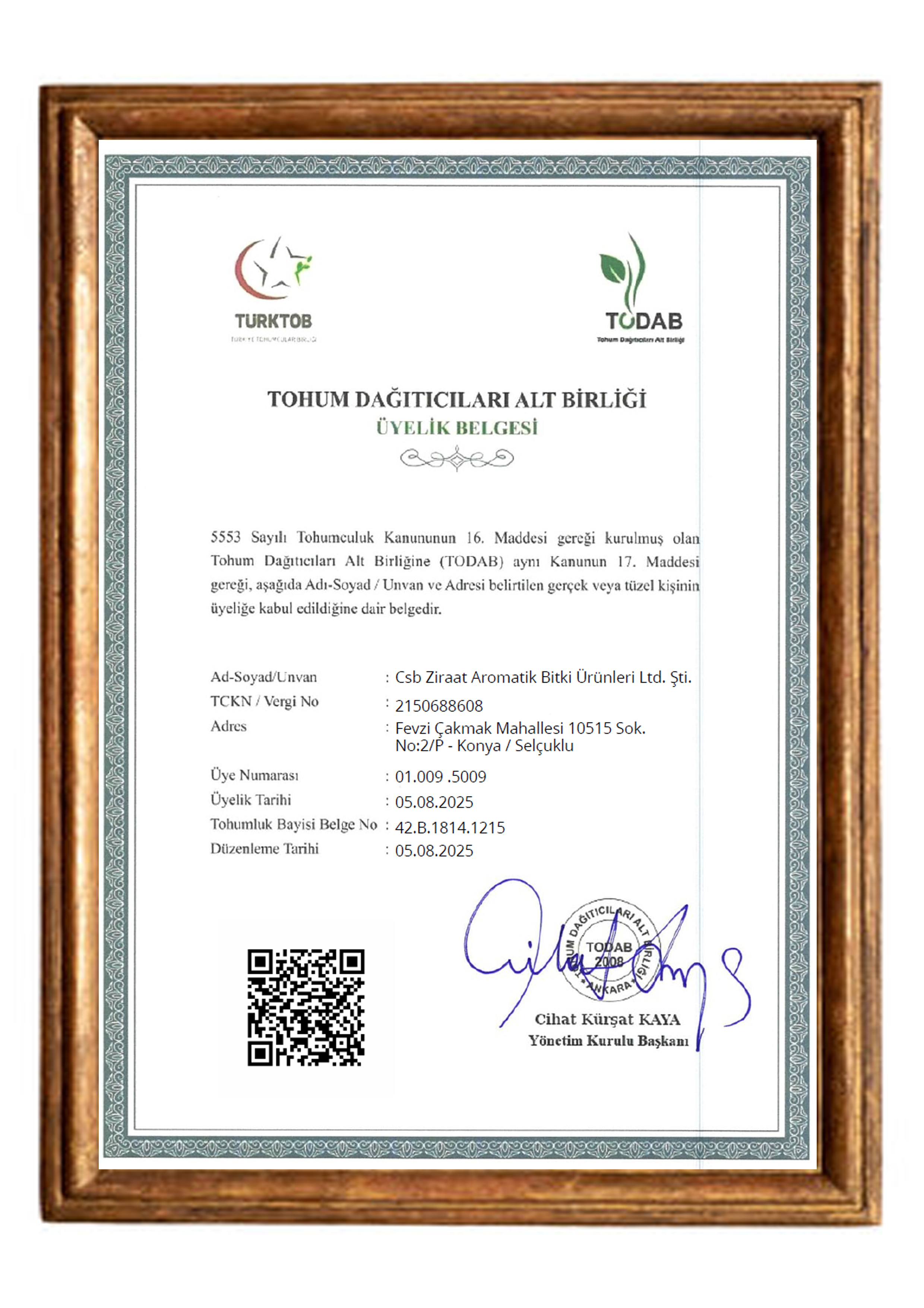 Tohum Dağıtıcıları Alt Birliği